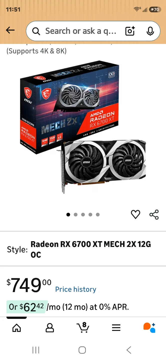 Radeon MSI RX6700XT - photo 5