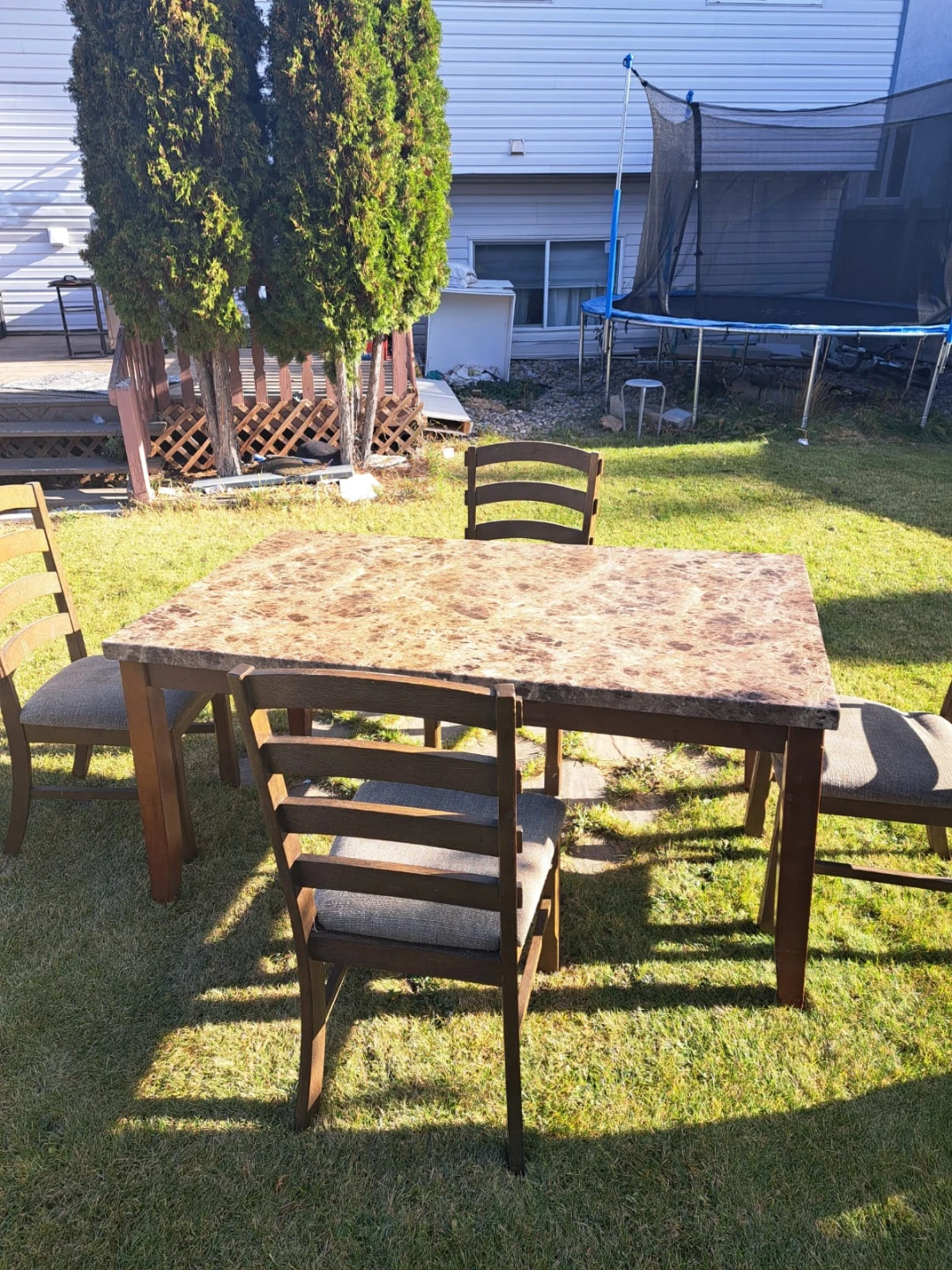Dining Table with 4 Chairs