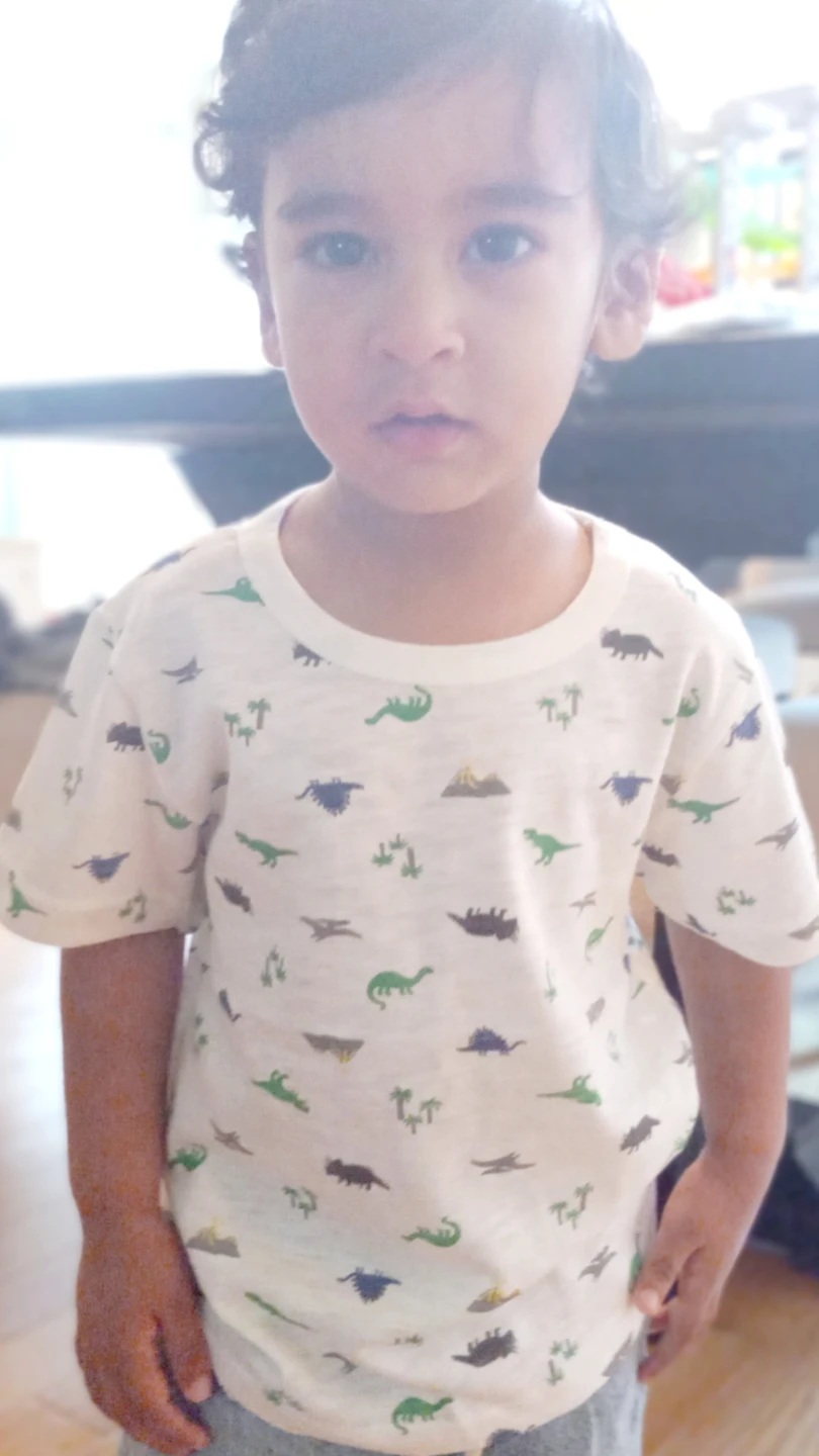 Kids' Dinosaur T-Shirt - White - 2-3 Years - photo 2