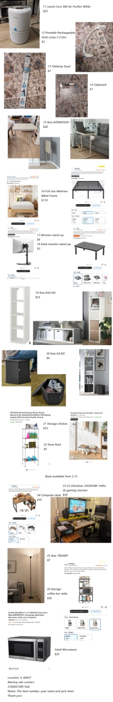 Moving Sale