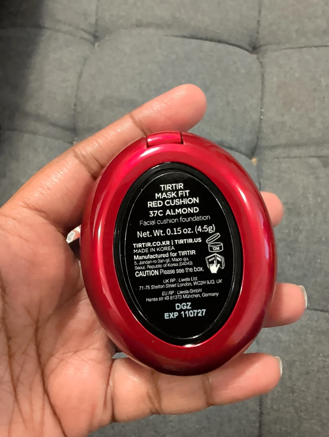TIRTIR Mask Fit Red Cushion Foundation 37C Almond