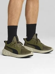 Puma Running Shoes - Khaki/Black - US 8.5