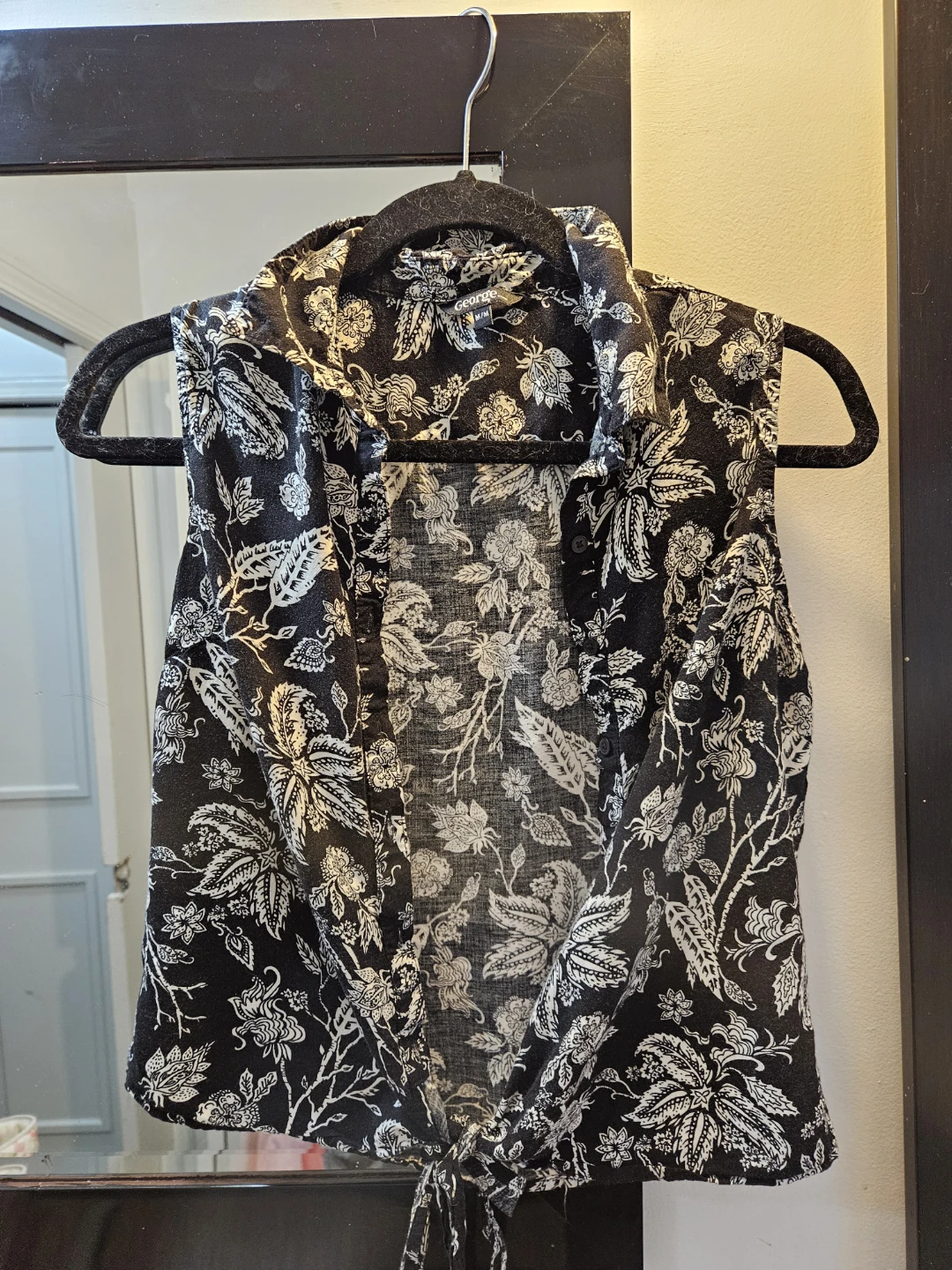 George Sleeveless Floral Print Top M/M