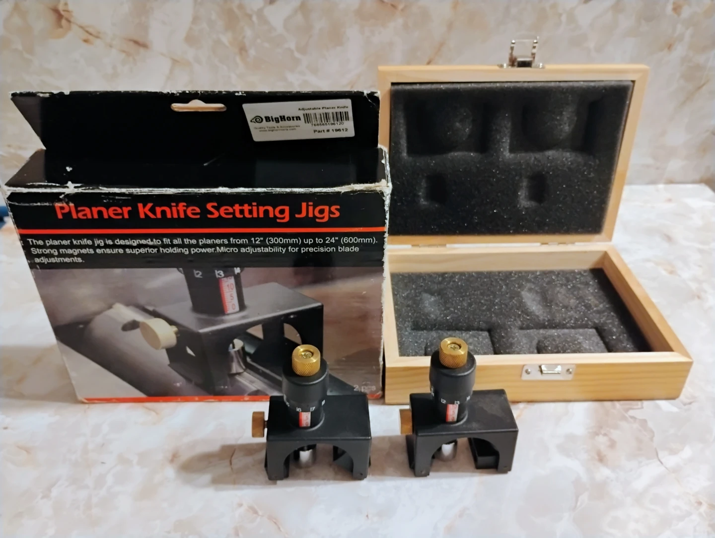 PLANER KNIFE SETTING JIGS (BIG HORN #19612)
