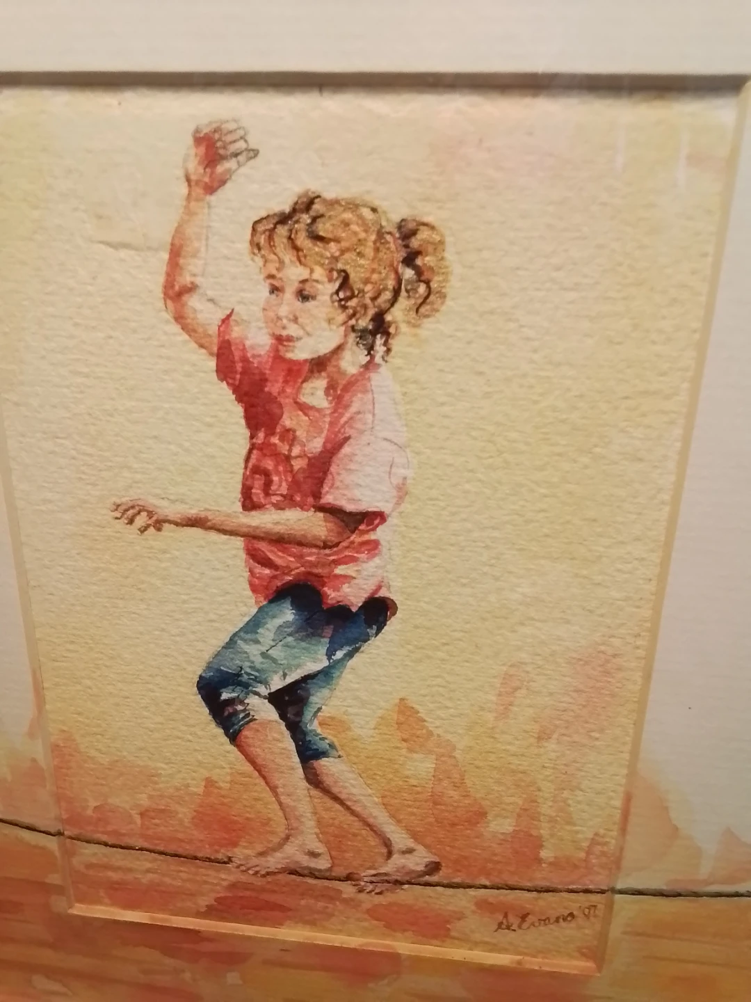 watercolor painting on paper by English Artist A.E. Evans 1907 - photo 2