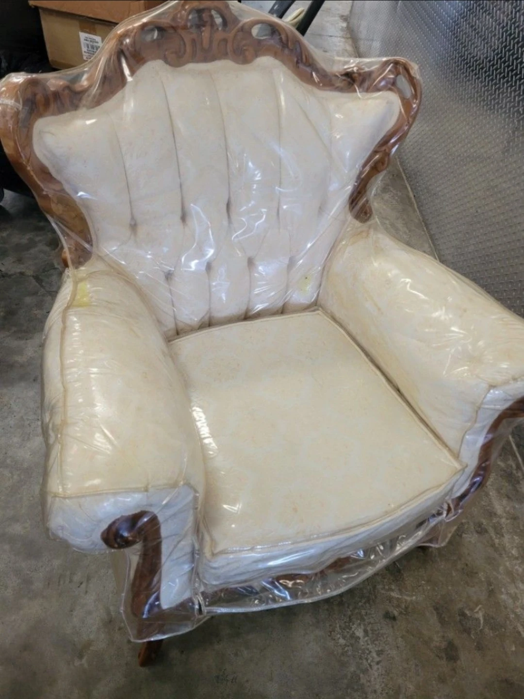 Vintage Sofa and Armchair Set