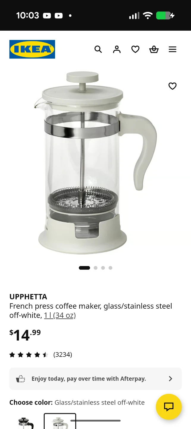 Electric Grinder - Stainless Steel, IKEA French Press - photo 4