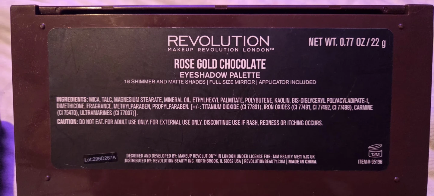 I Heart Revolution Rose Gold Chocolate Palette - photo 4