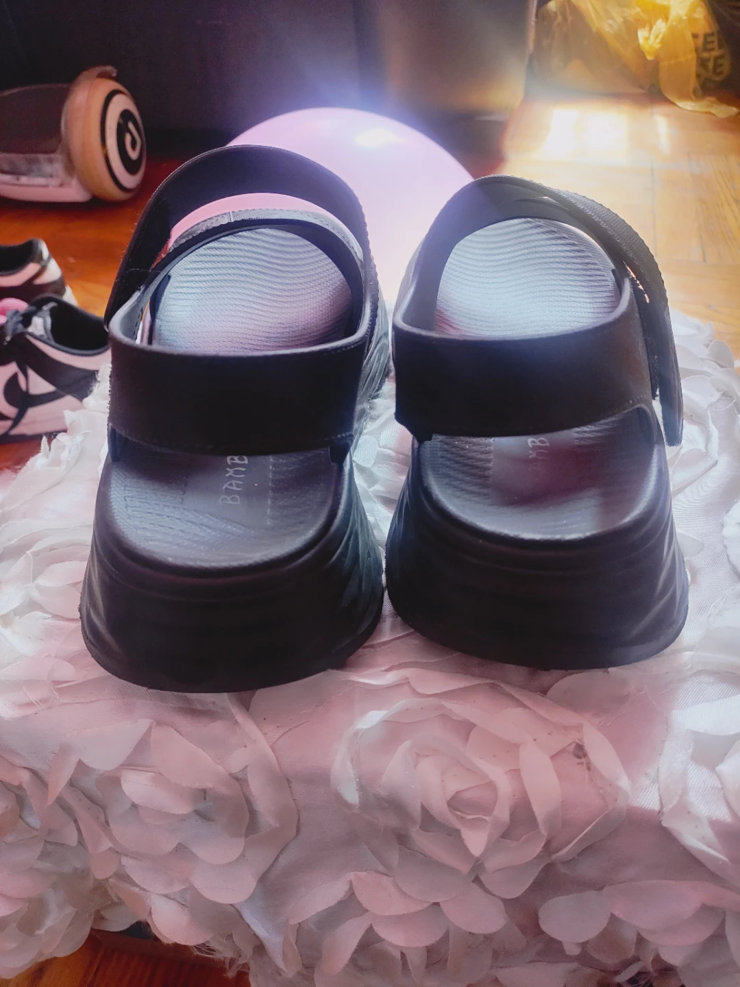 Black Platform Sandals - photo 5