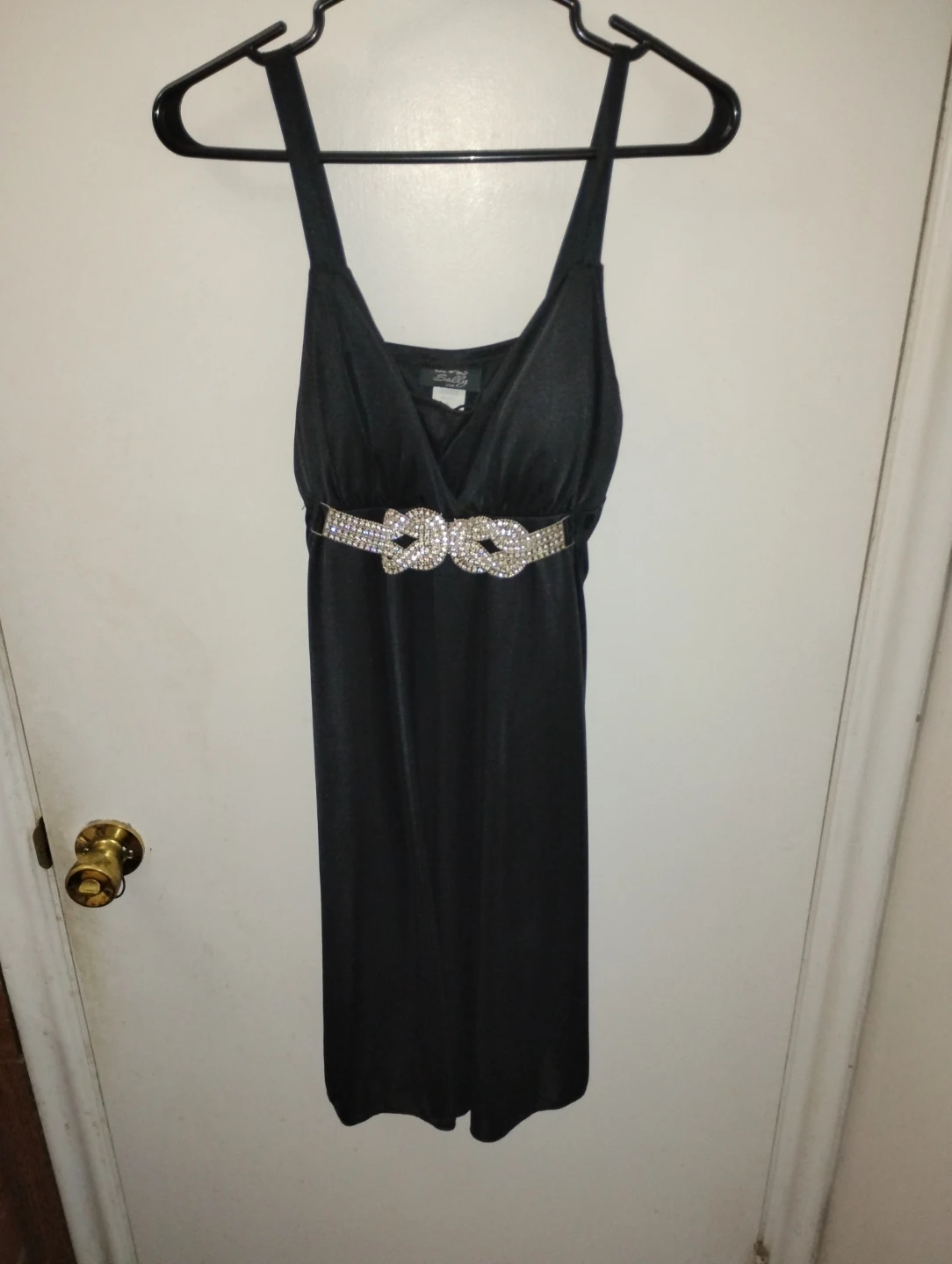 Black Embellished Maxi Dress