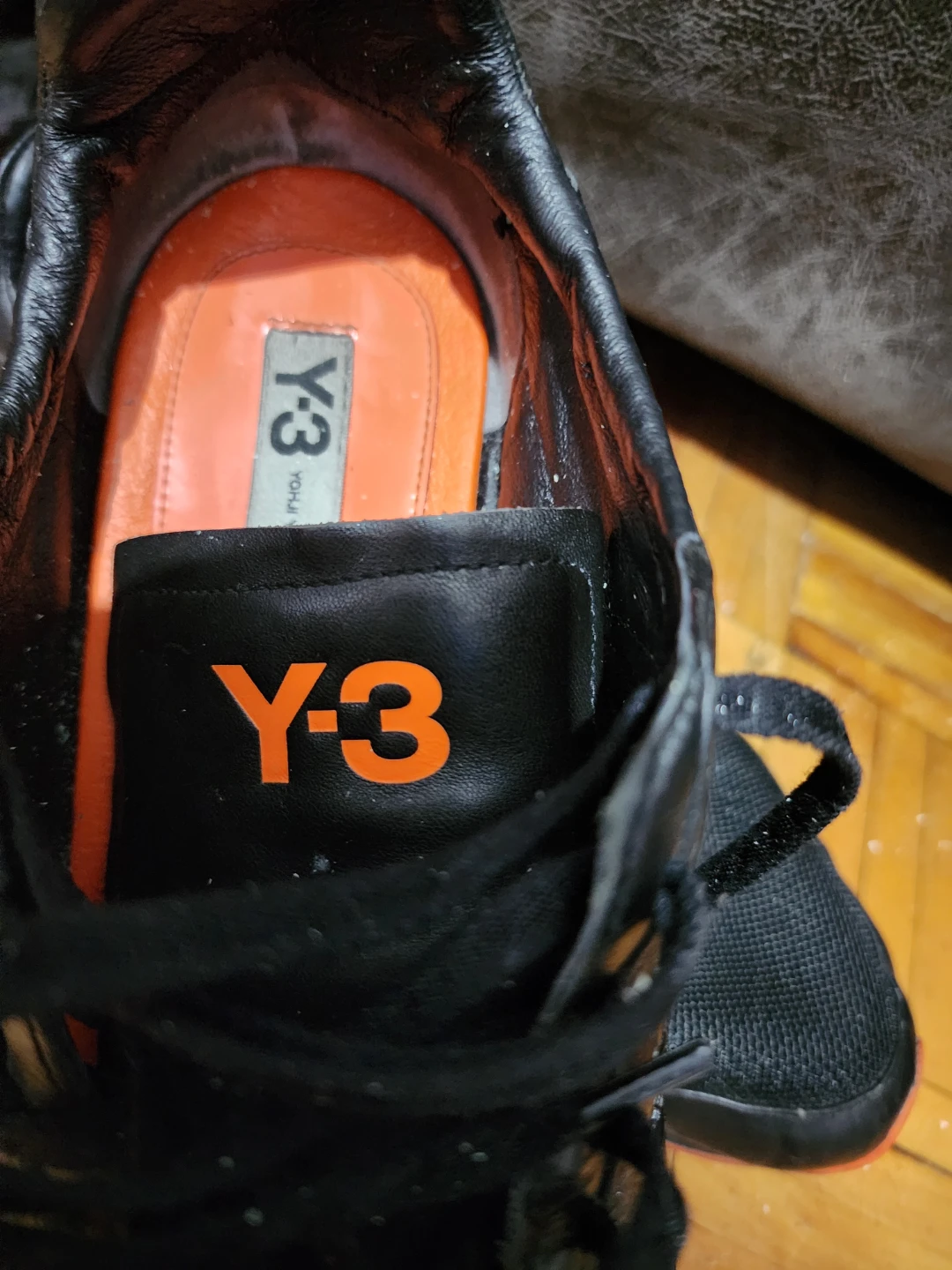 Y-3 Yohji Yamamoto Baskets Noires Hommes - photo 2
