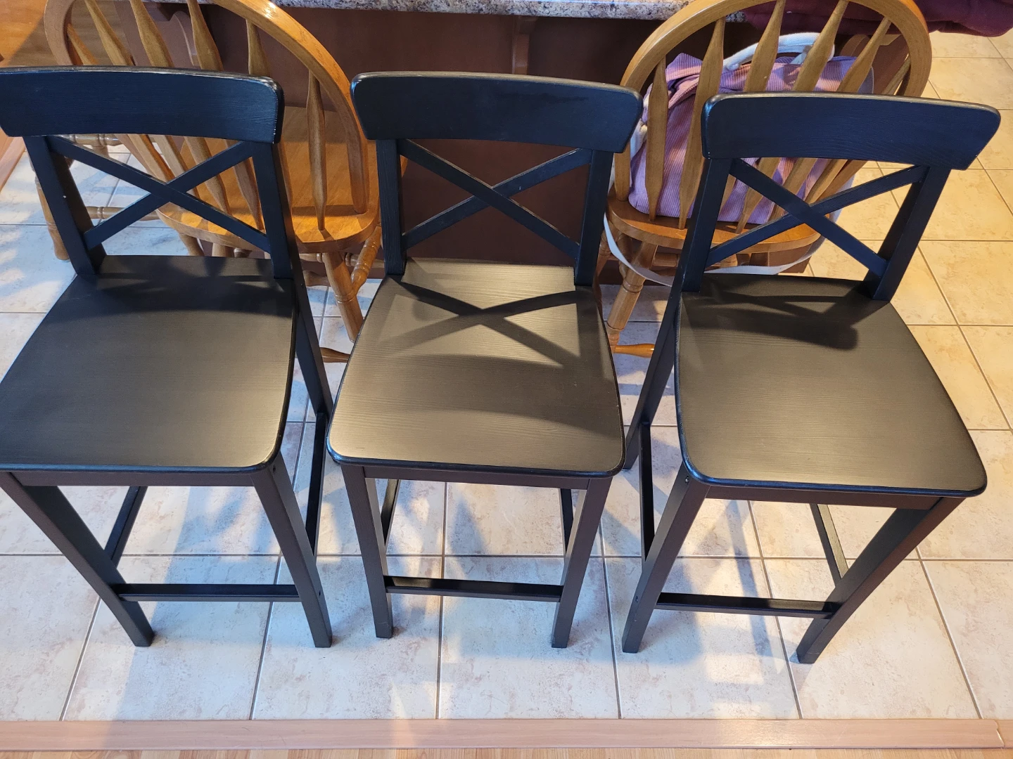 Bar Stools (Set of 3)
