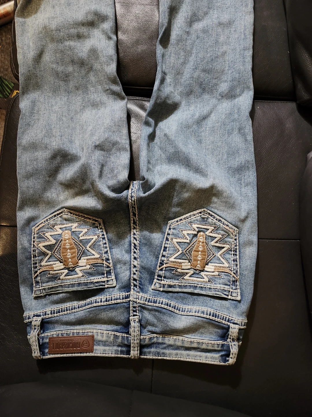 Rock & Roll Denim Women's Jeans - Mid Rise Bootcut - W 27 L 32