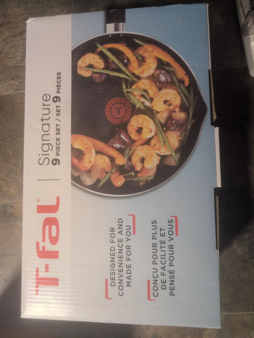 T-fal Signature 9 Piece Cookware Set