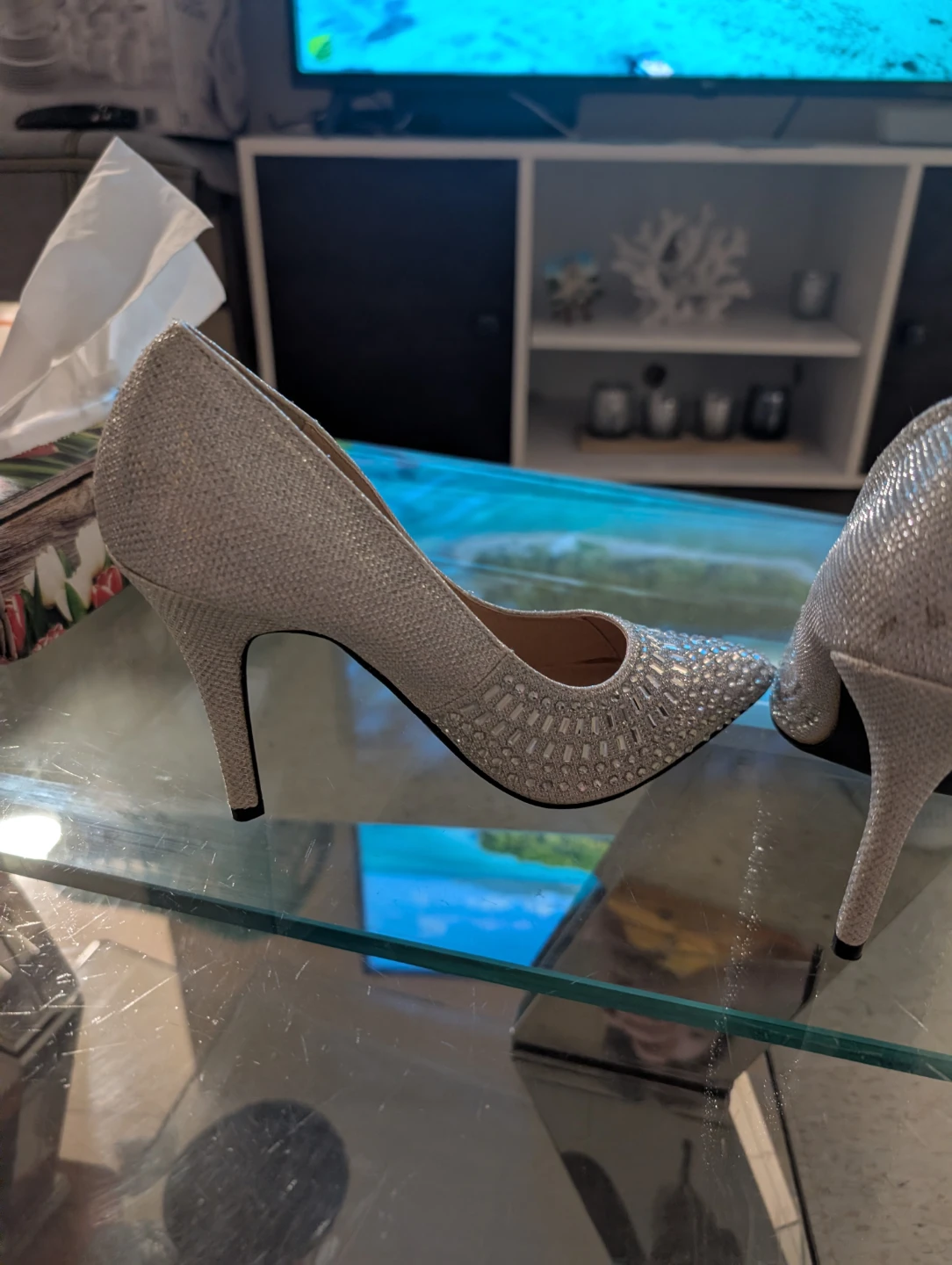 Bella Hanna Embellished Heels Size 9 - photo 3