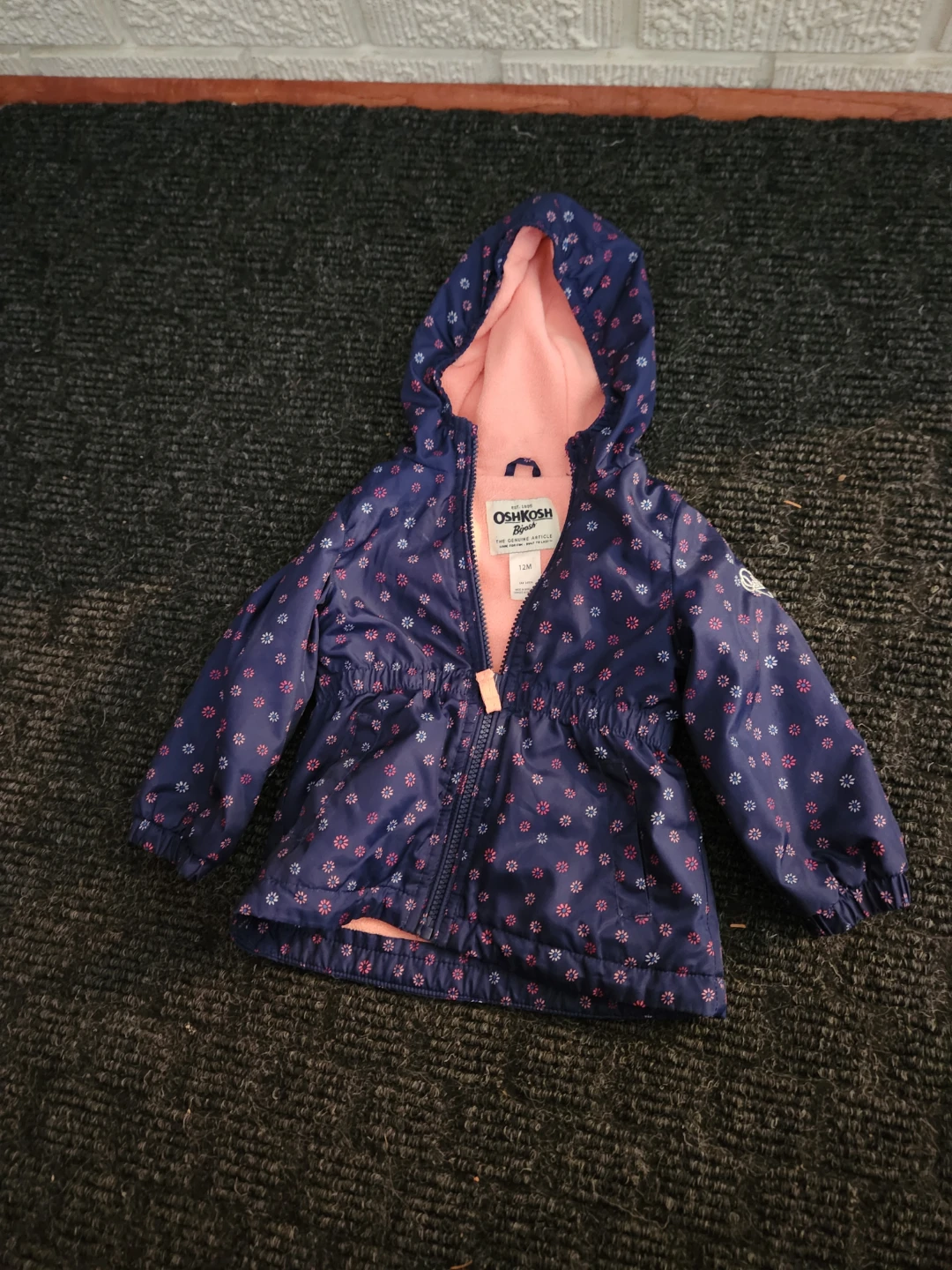 OshKosh B'gosh Baby Girls Floral Jacket - 12M