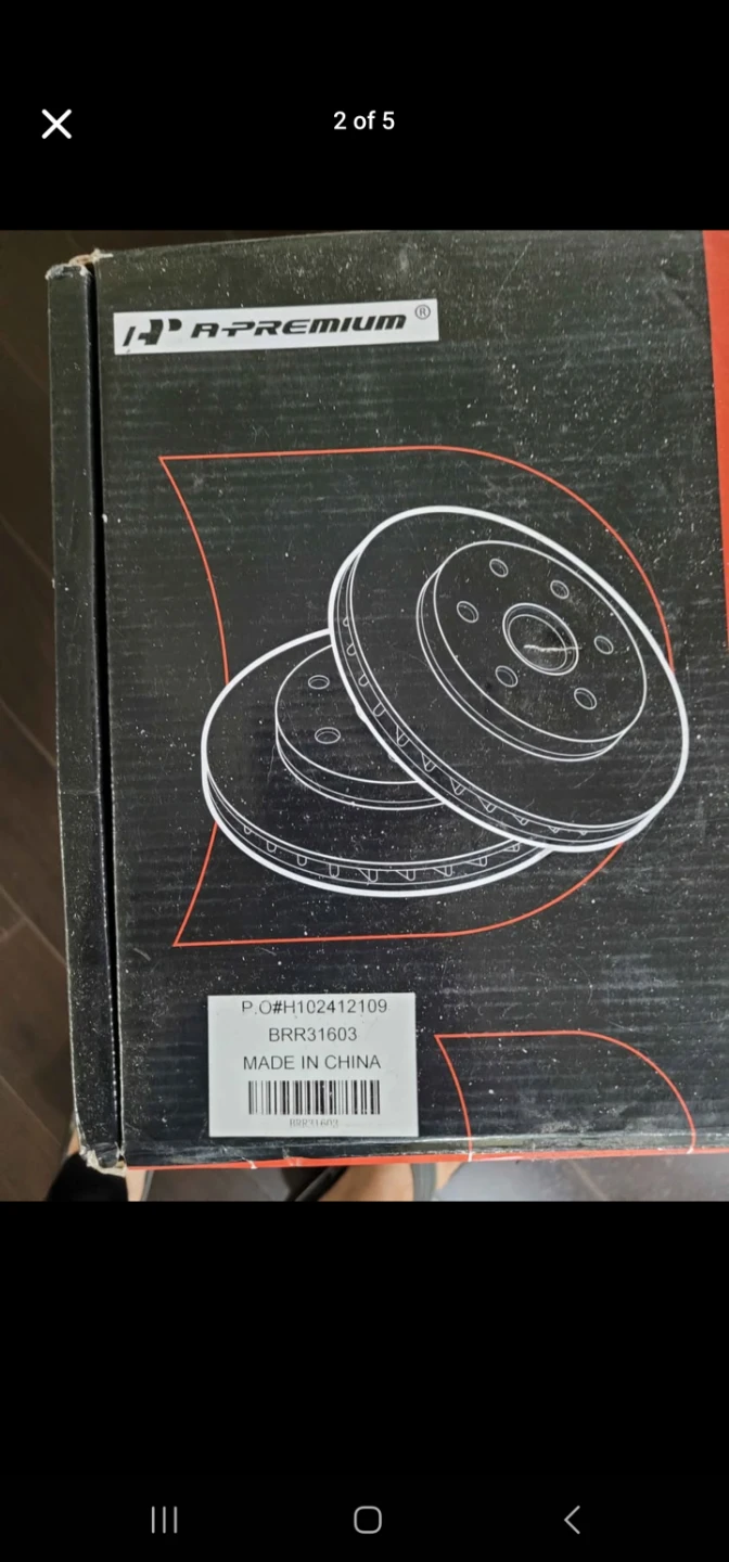A Premium Rear Brake Disc BRR31603 - photo 4