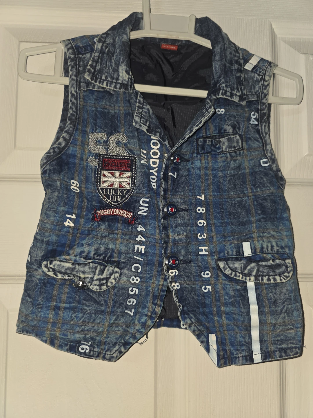 Kids Denim Vest