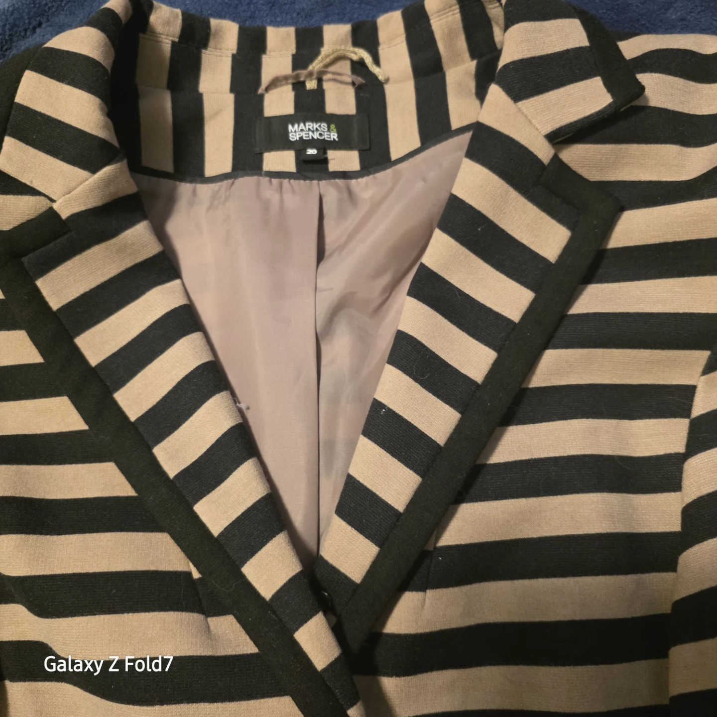 Marks & Spencer Striped Blazer - Size 48 - photo 2