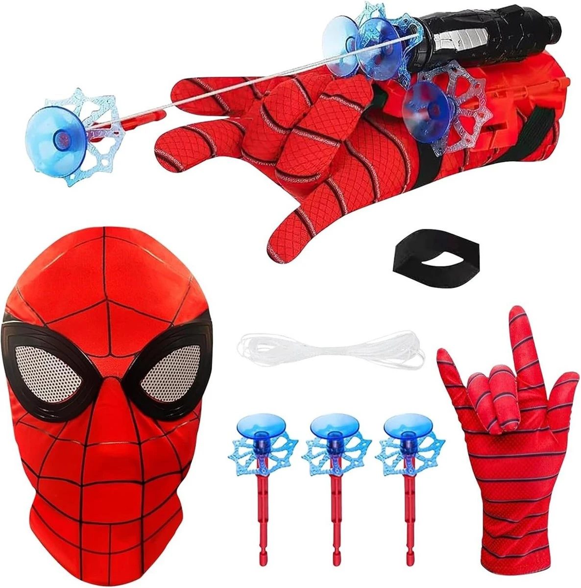 Spider-Man Toy Web Shooter Set with Mask and Gloves - photo 2
