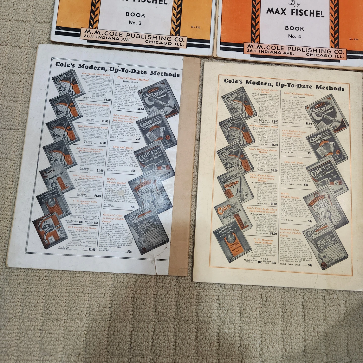 C.H. Hohman Practical Violin Method Books by Max Fischel 1930's - photo 3