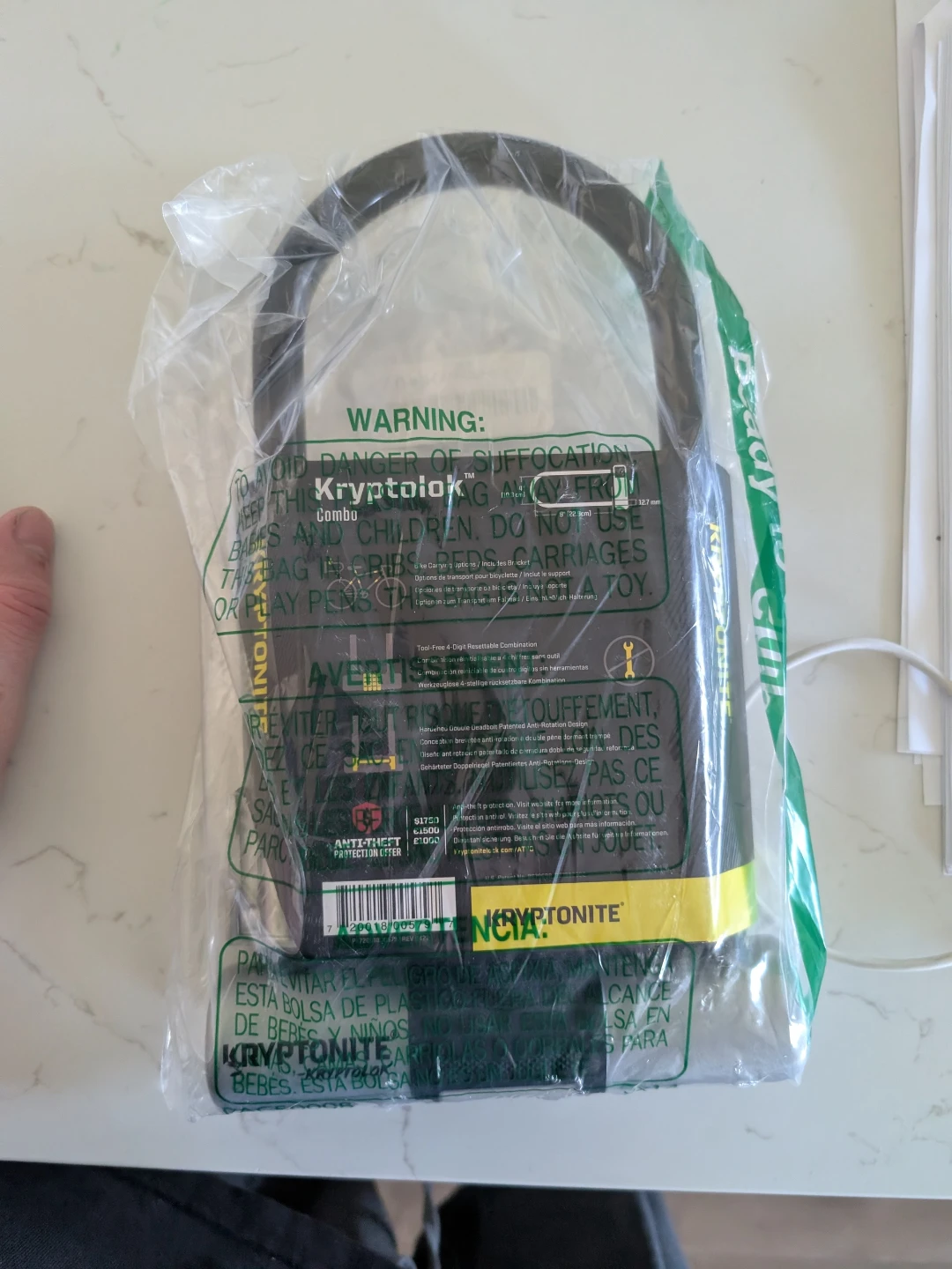 Kryptonite Keeper 585 Combo U-Lock - photo 2