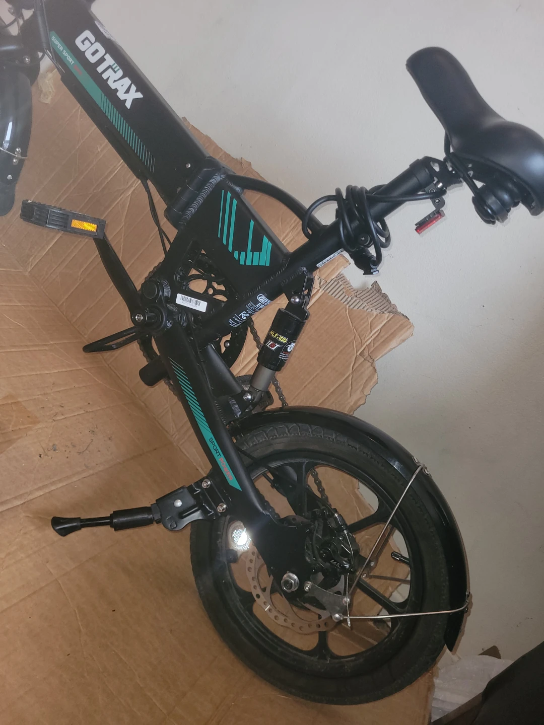 GoTrax Super Sport Electric Folding Bike - photo 3
