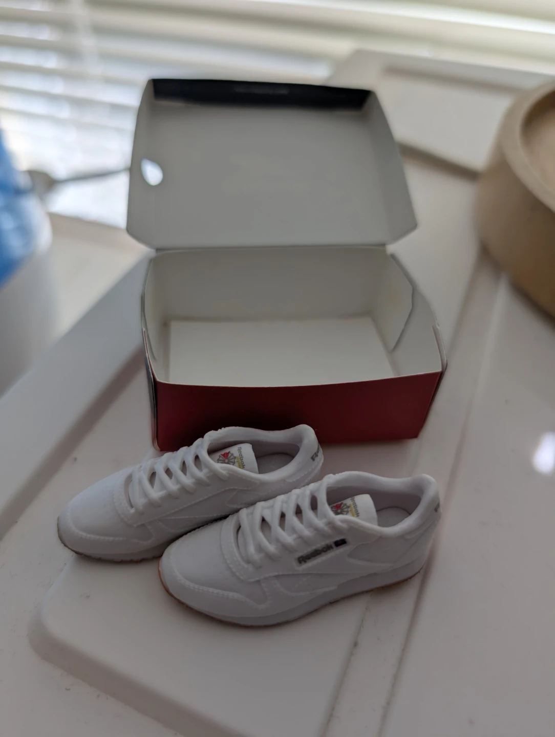 Reebok Shoes (Mini brands toys- not a real shoe)