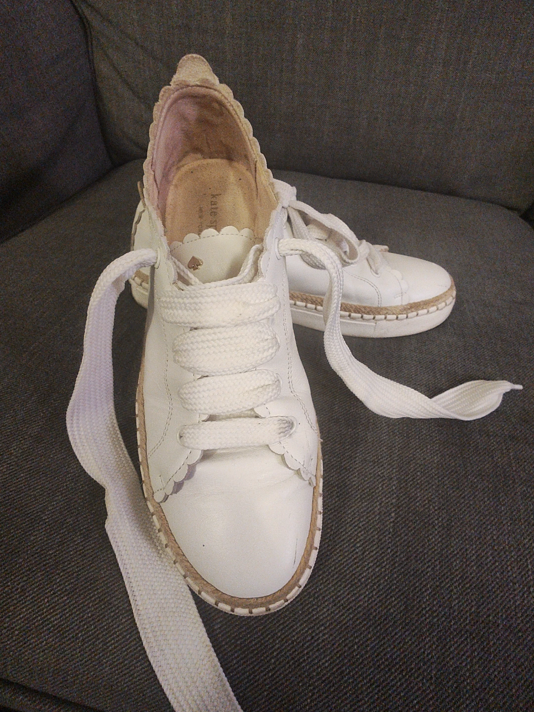 Kate Spade New York White Leather Sneakers - photo 3