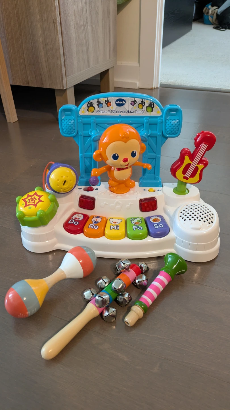 VTech Dance & Discover Jam Band Musical Toy + instruments