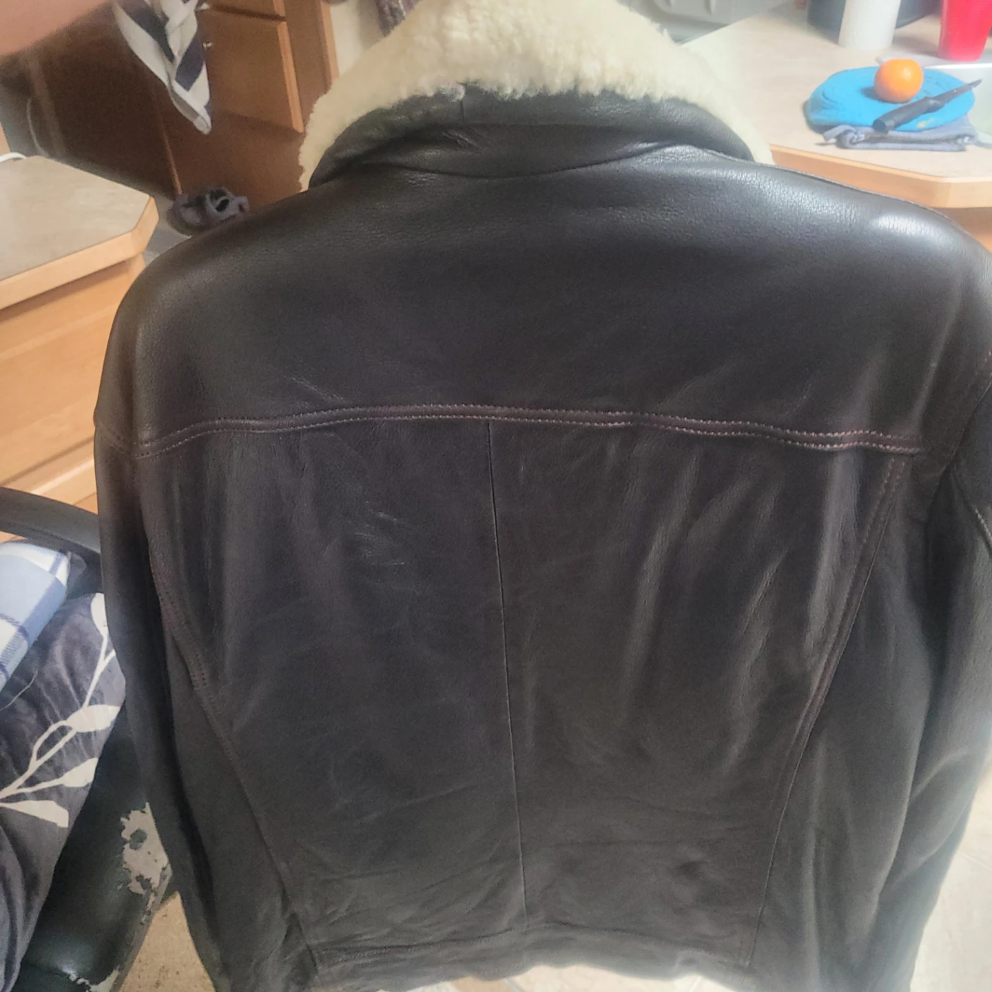 Danier mens leather jacket insulated xl as new - photo 4