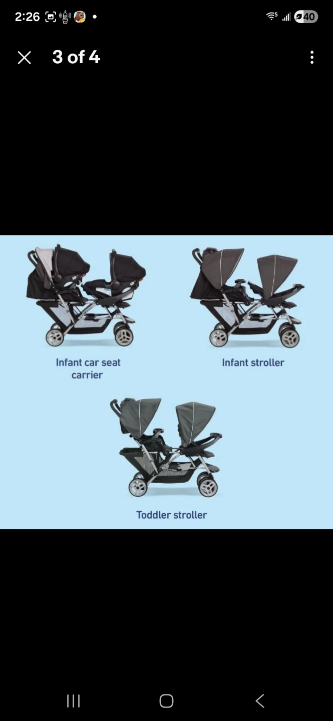 Graco DuoGlider Double Stroller - photo 3