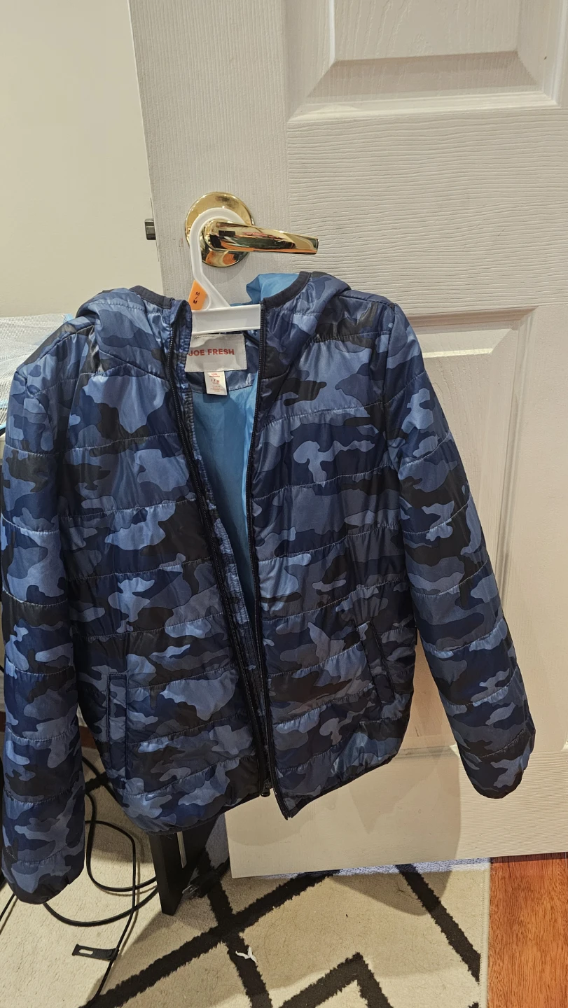 Joe Fresh Kids Camo Puffer Jacket - Size 7/8 - photo 3