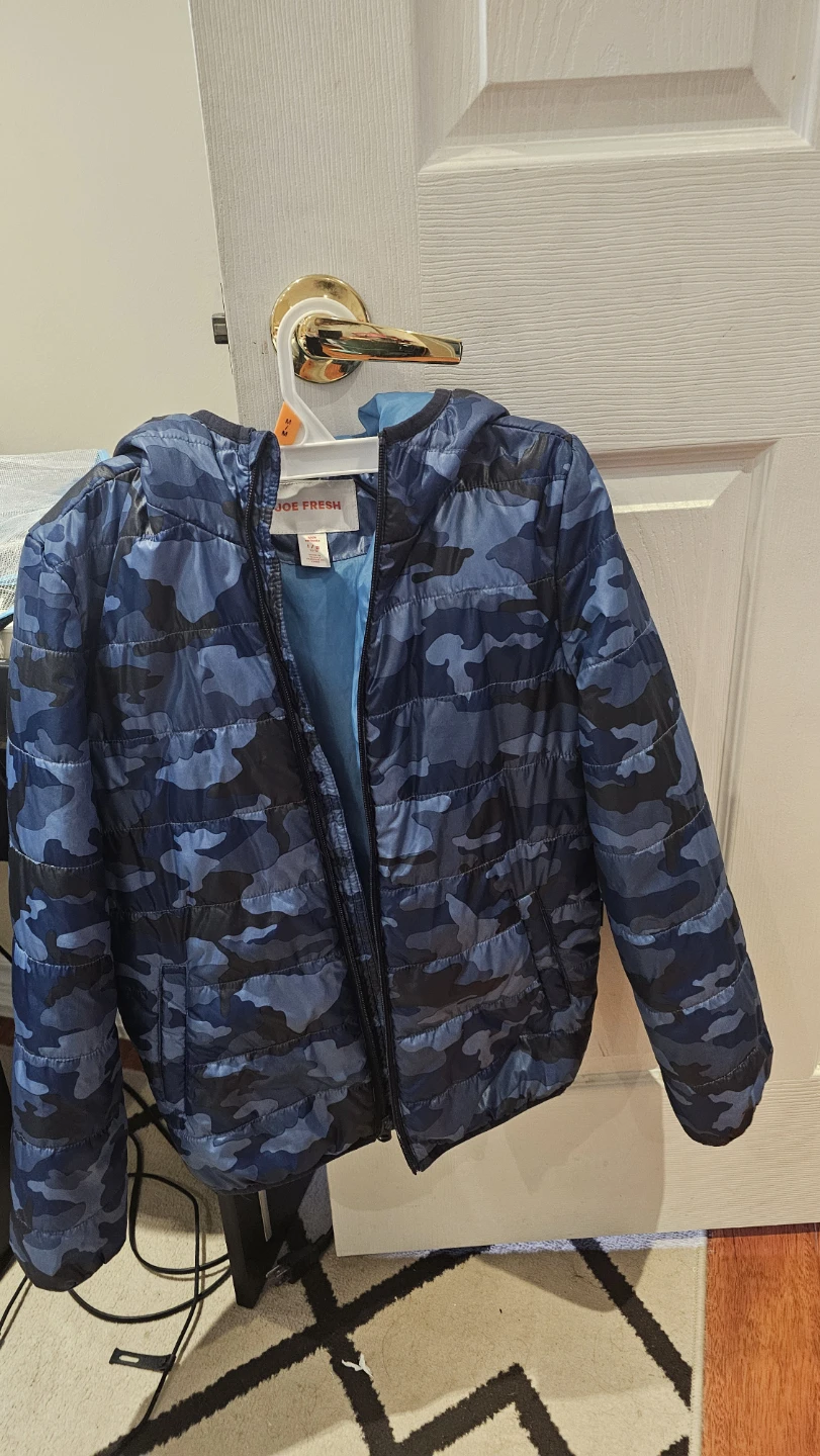 Joe Fresh Kids Camo Puffer Jacket - Size 7/8 - photo 4
