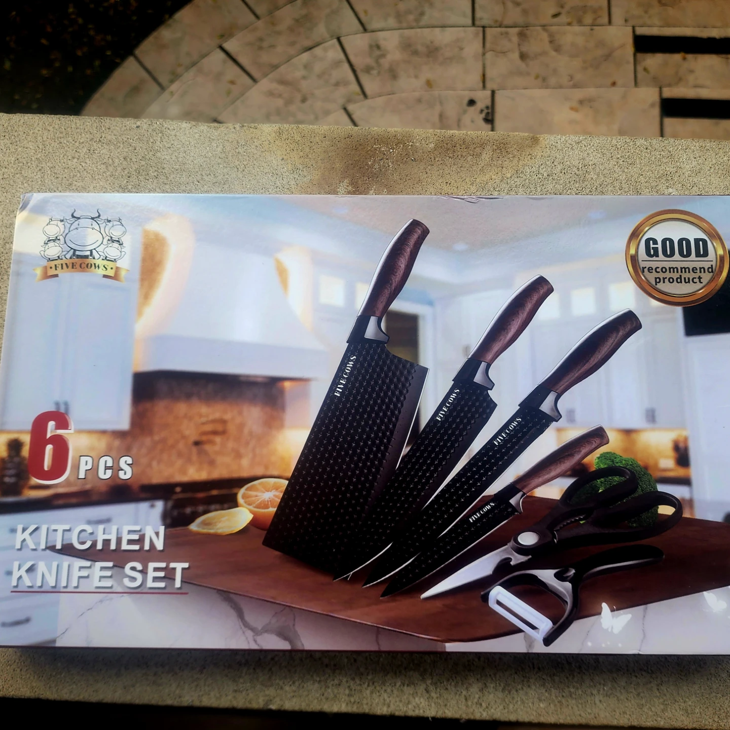 NEW 6 Piece Kitchen Knife Set - photo 2