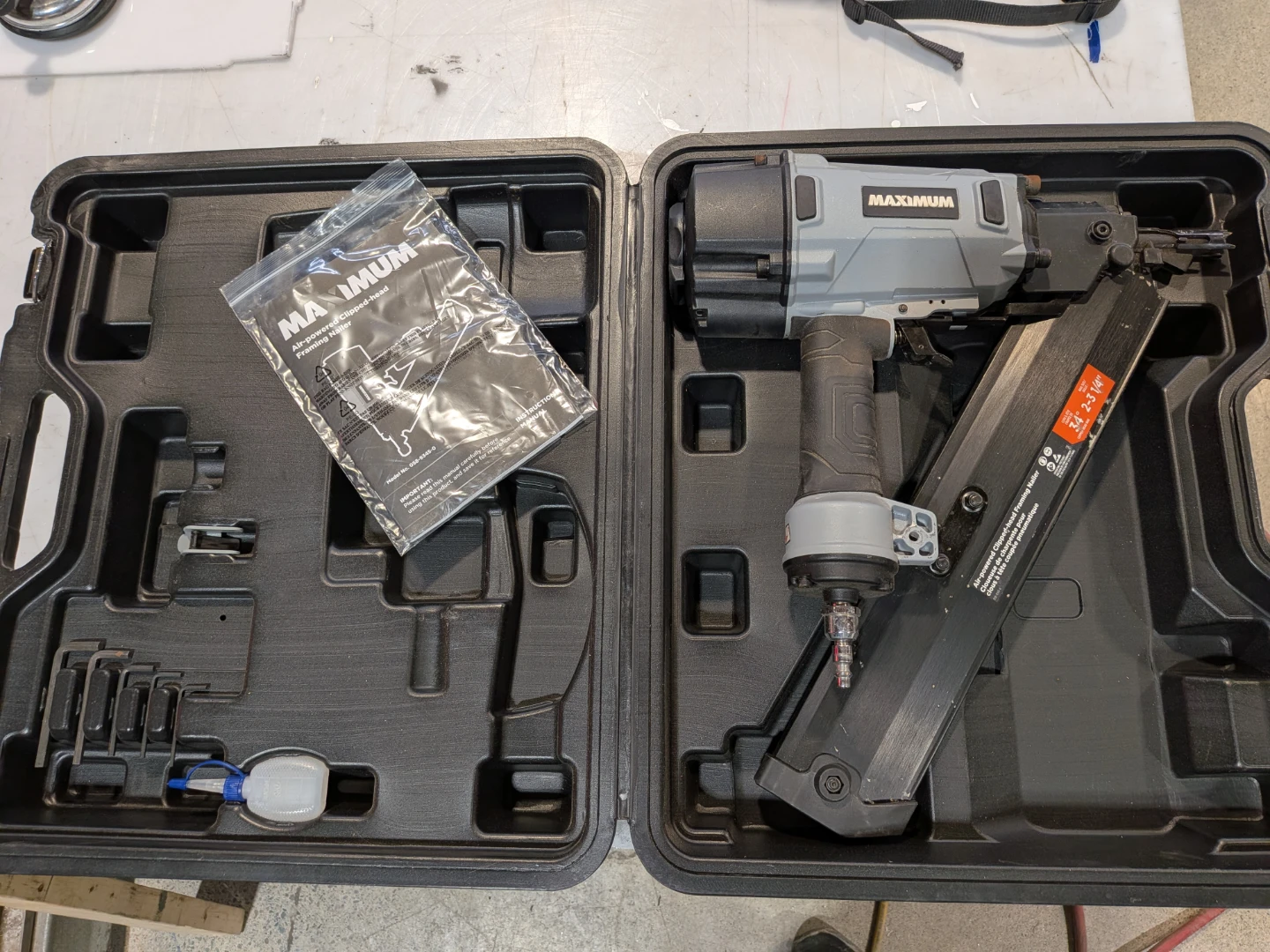Maximum Air Framing Nailer - photo 3