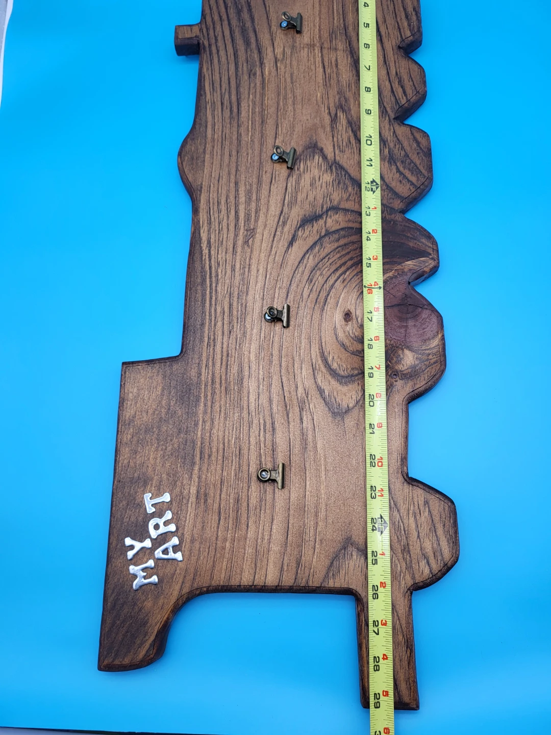 Wooden Train Photo Art Display Hanger - photo 3
