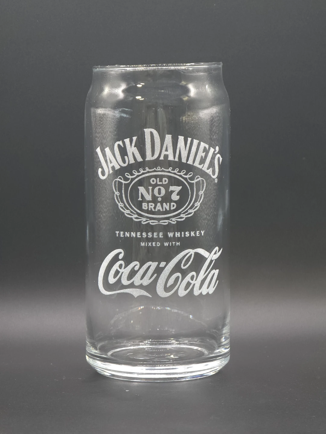 Jack Daniel's Old No. 7 & Coca-Cola Can Glass