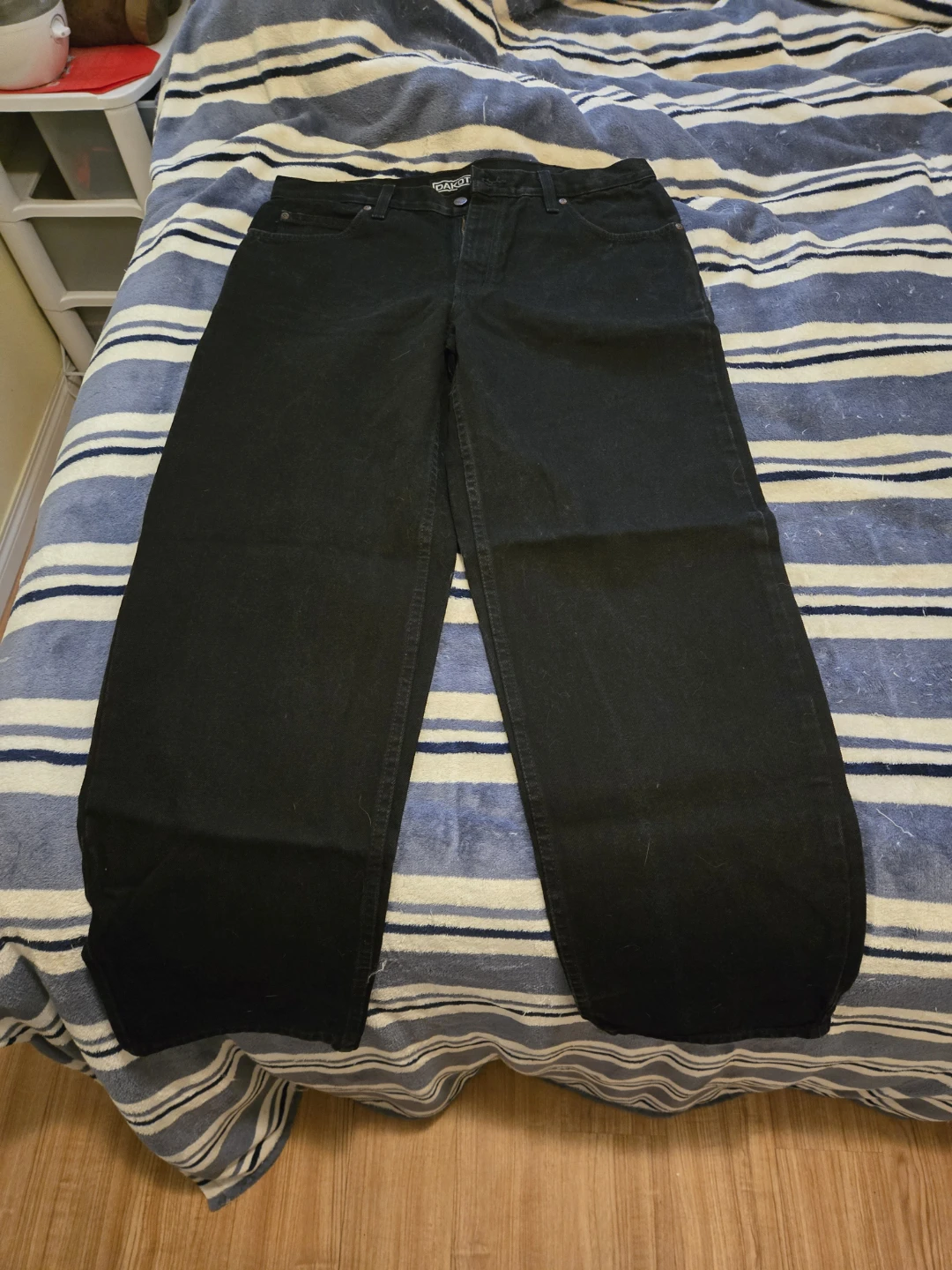 Dakota Black Denim Jeans - 38/34 - photo 3