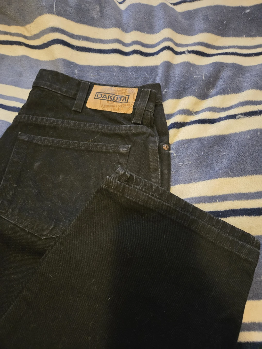 Dakota Black Denim Jeans - 38/34 - photo 4