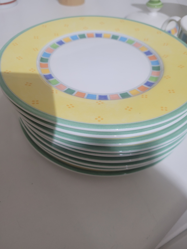 Villeroy & Boch Twist Alea Limone Coffee Set - 6 Cups & 1 Pot