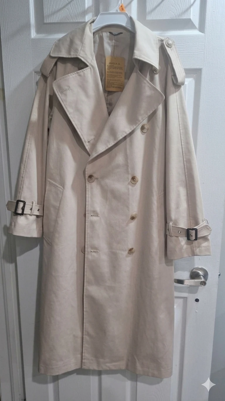 Maria B Trench coat-Brand New tagged-Size M/L - photo 2