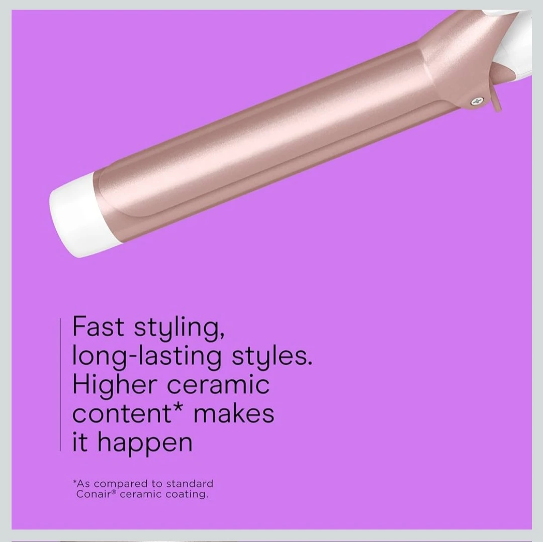 Conair Ceramic Long Barrel XL Curling Iron, 1 ½” .... - photo 2