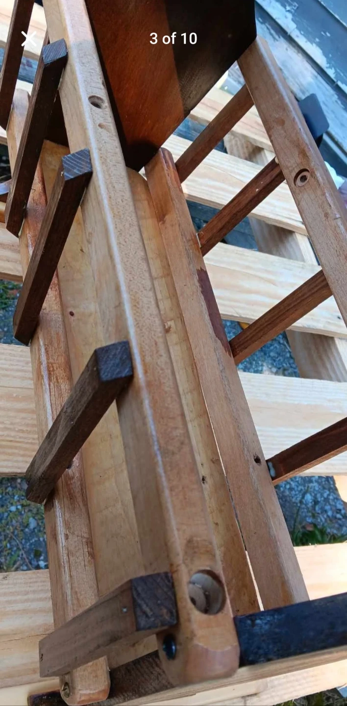 Revamped Wooden Magazine Rack Side Table - photo 4