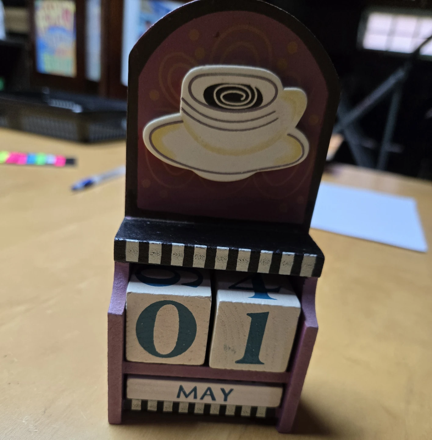 Wooden Perpetual Calendar
