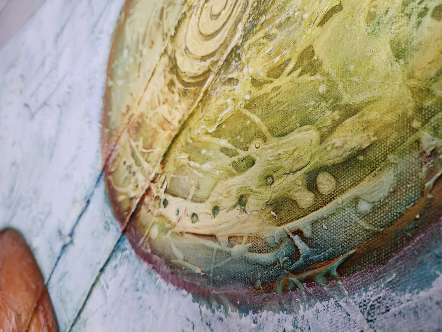 Textured Wall Art- " Stillness in the Void:"   49 " 1/4 x 48" - photo 2