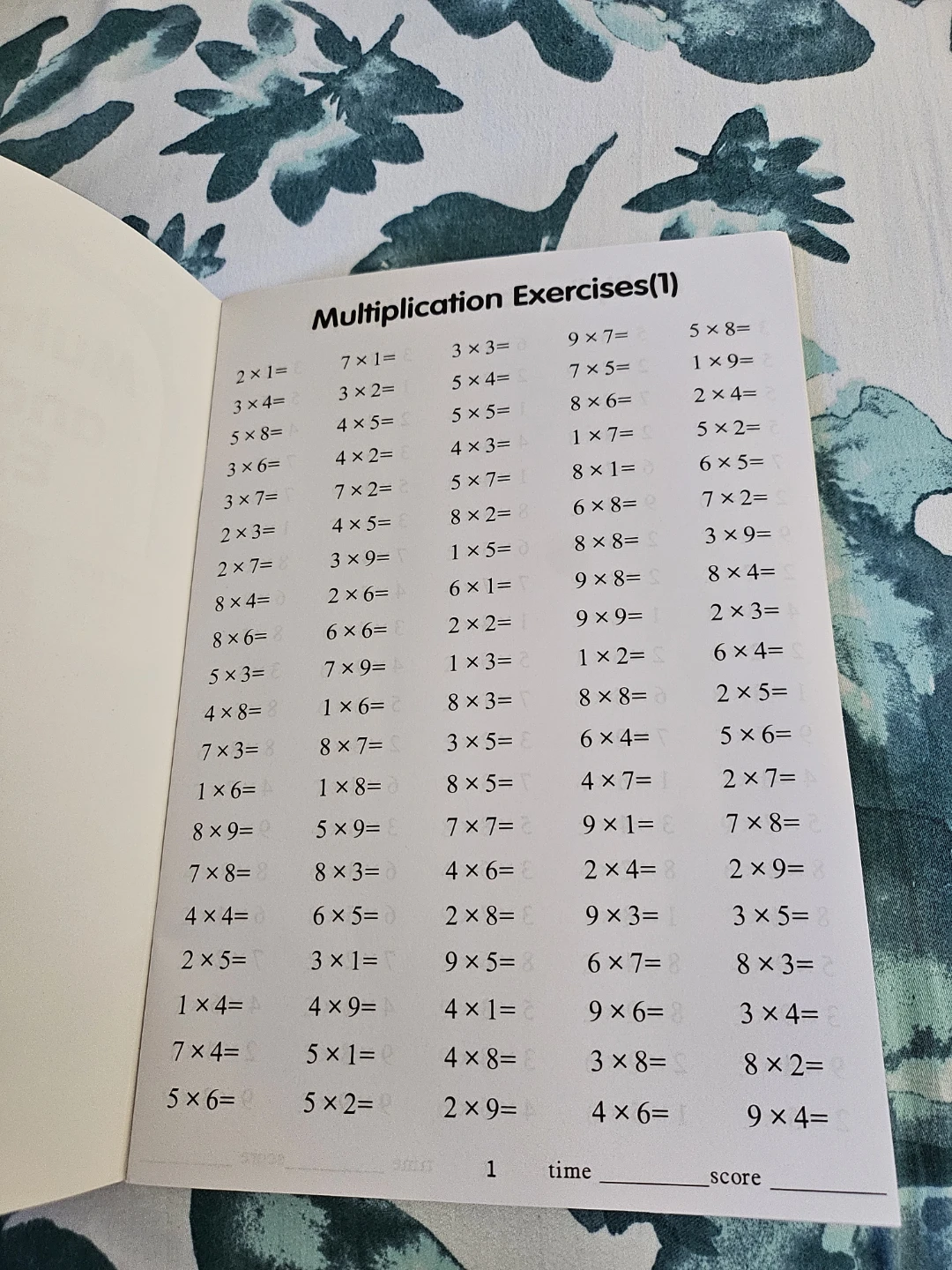 Math Practice Multiplication and Division Exercises Workbook - photo 2