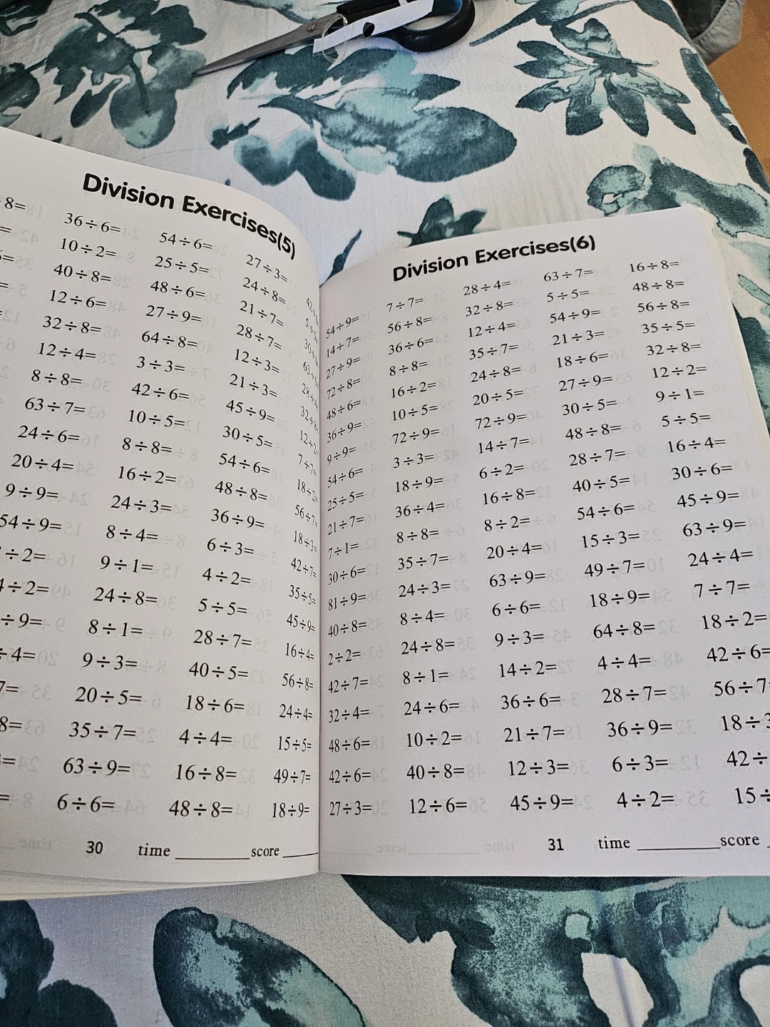 Math Practice Multiplication and Division Exercises Workbook - photo 3