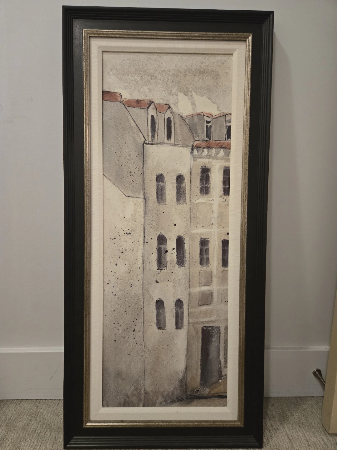 Framed Artwork of Buildings - photo 2