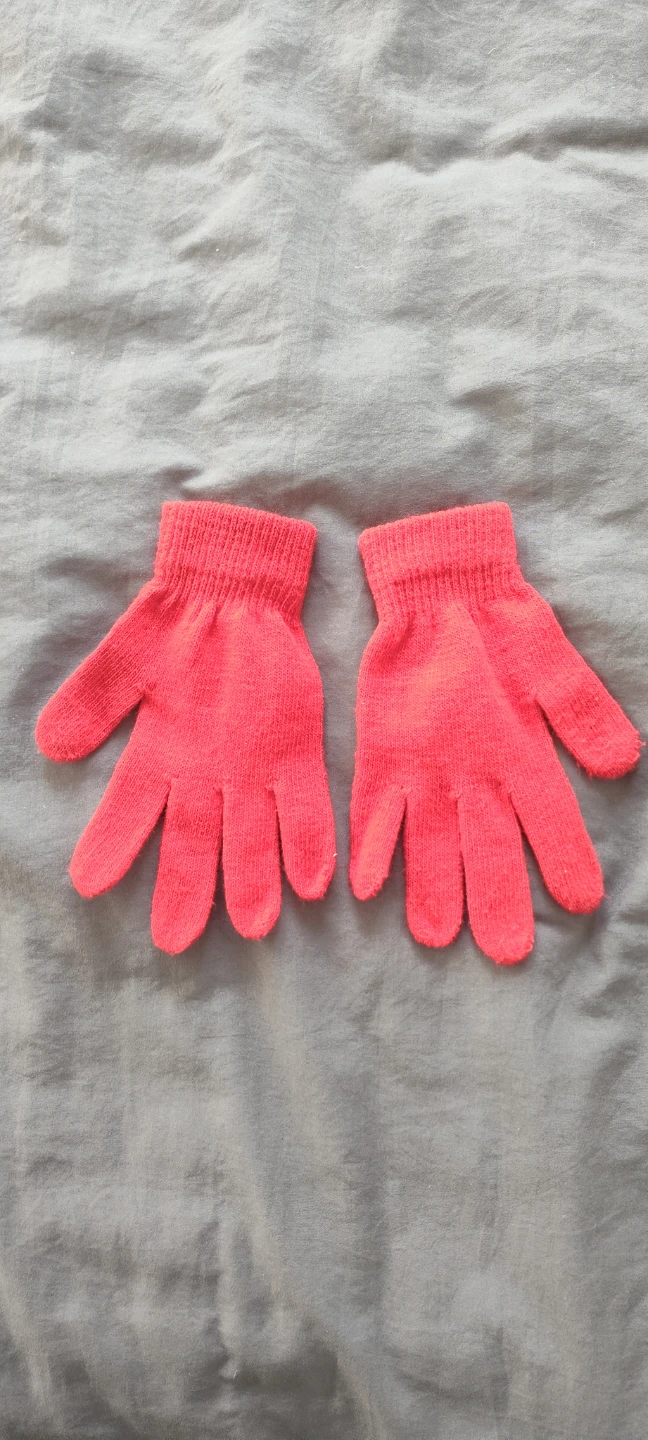 Red Knit Gloves - photo 3
